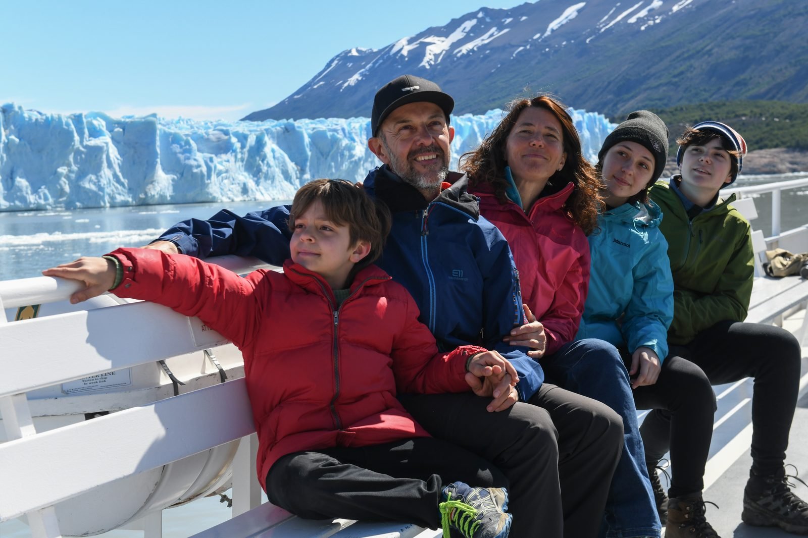 Navegación hacia el glaciar